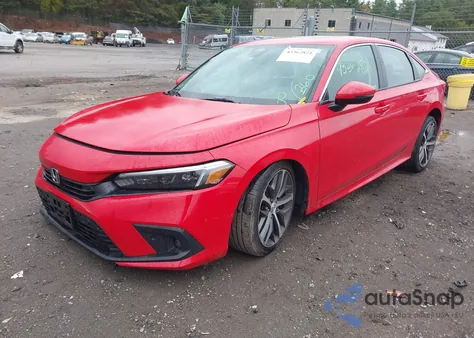 2024 Honda Civic Touring из США, поврежденный, VIN 2HGFE1F92RH310104